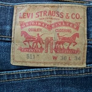 Levi's Men's Denim 511 Slim Jeans 36x34